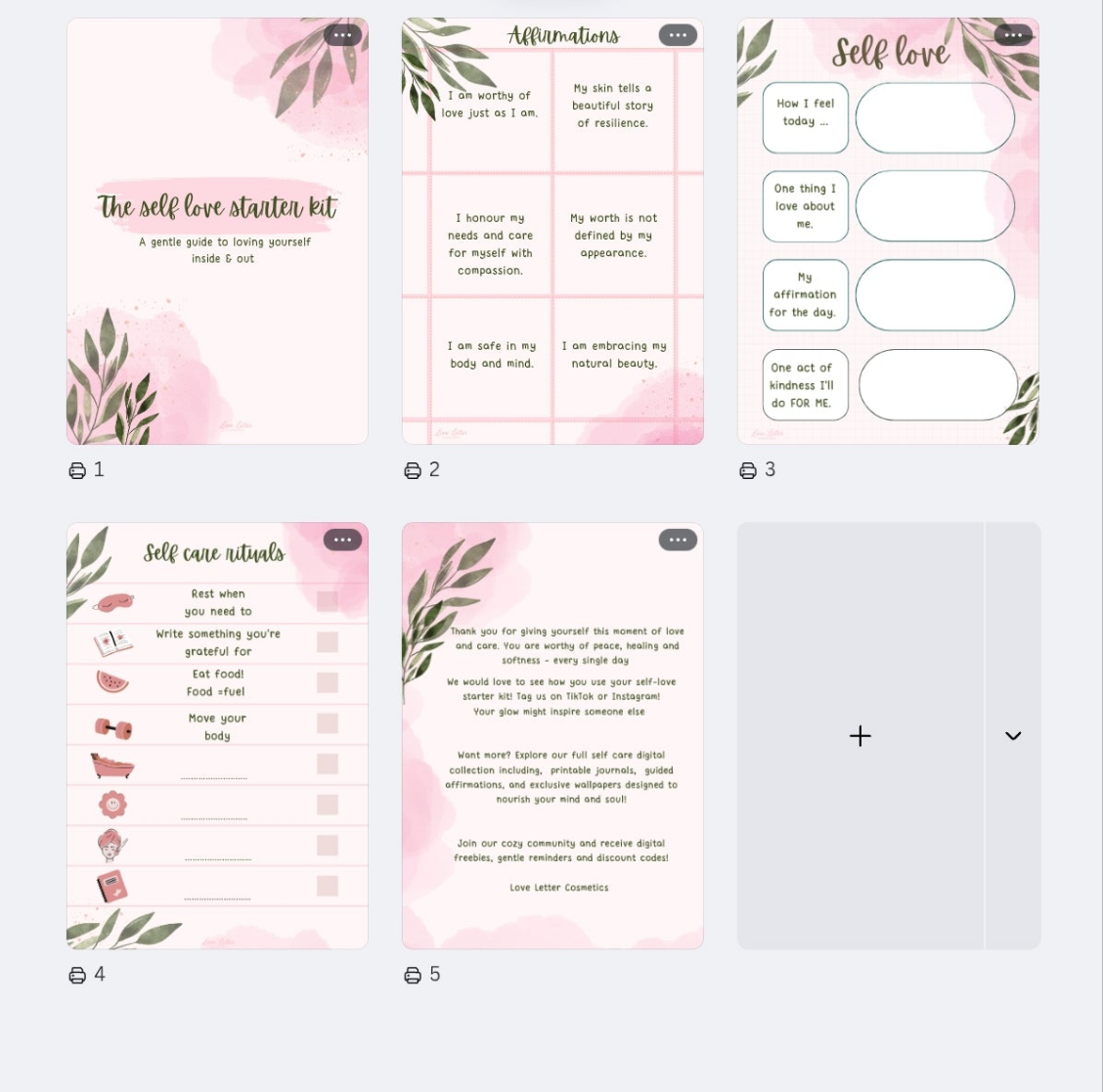 The Self Love Starter Kit - Love Letter Cosmetics 