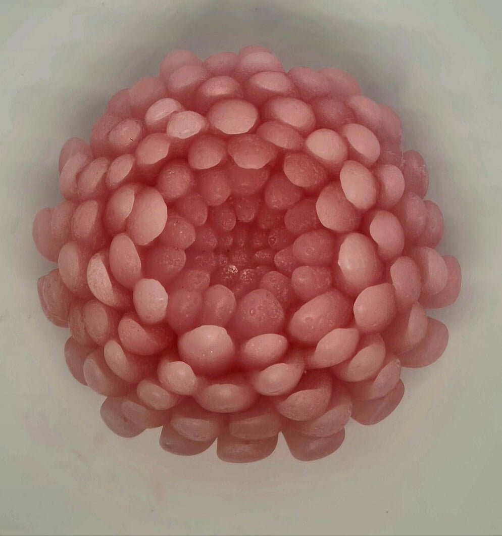 a single wax melt flower 
