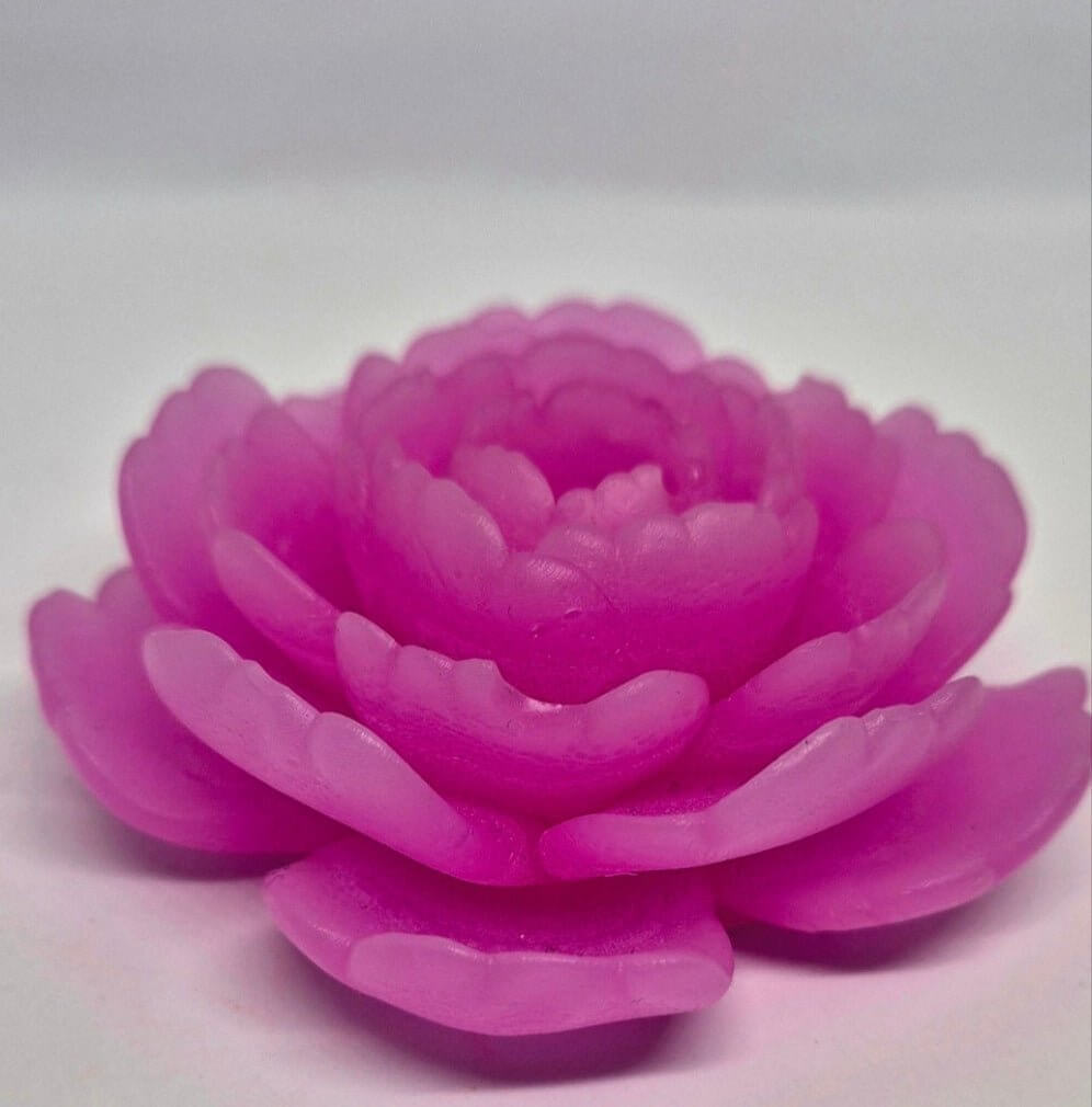 pink single wax melt flower 