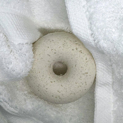 Fresh linin Shower Steamer on towel 