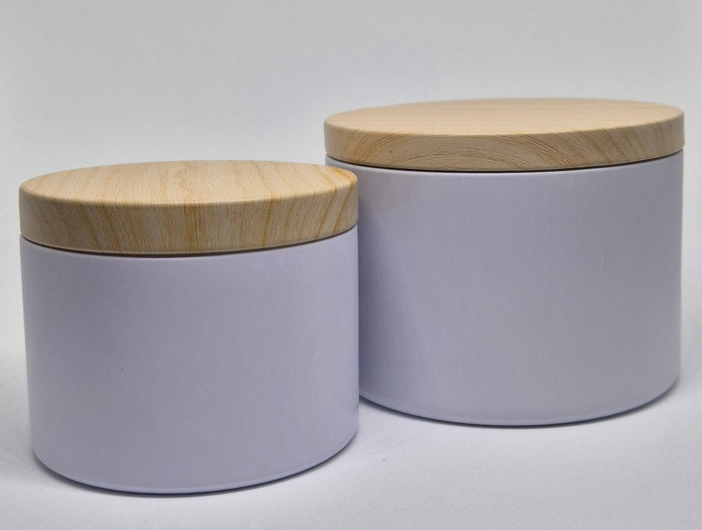4oz and 8oz love letter candle - white 
