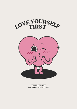 Love yourself first - Love Letter Cosmetics 