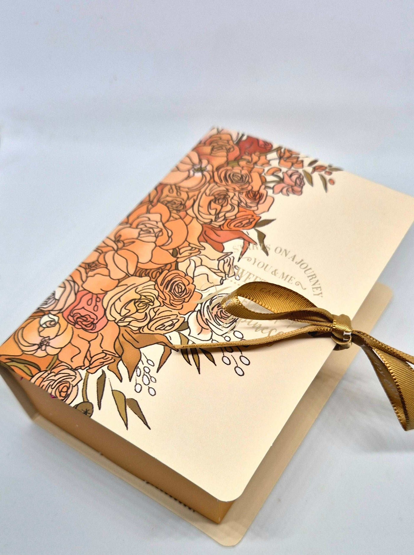 champagne box with mum wax melts in