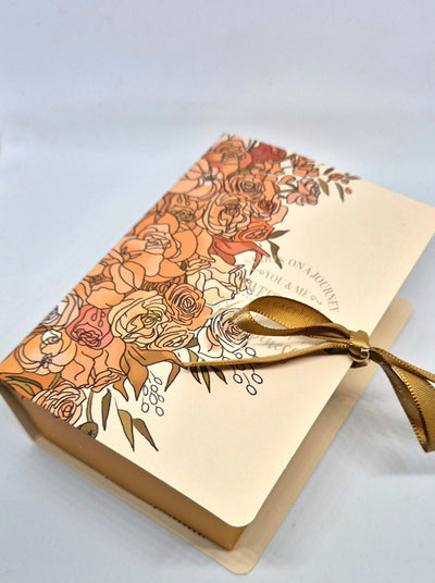 champagne box with mum wax melts in