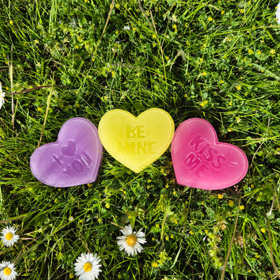 Love Heart Wax Melt Trio – Sweet Scents with a Message - Love Letter Cosmetics 