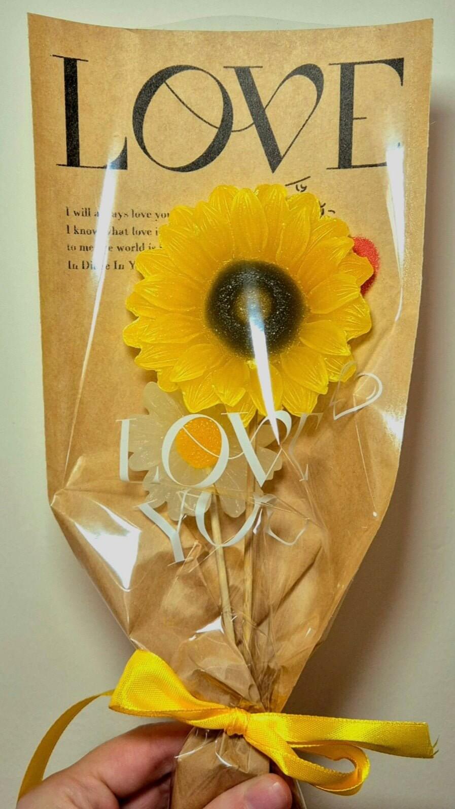 two flower wax melts in packaging 